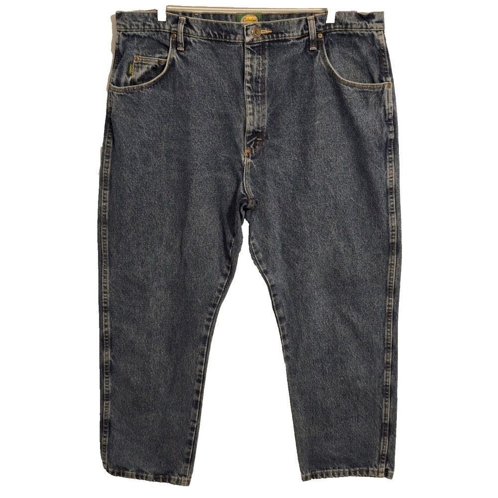 Cabela's Outdoor Gear Men's Denim Blue‎ Jeans Tag Size 42x29 Measured 40x27.5